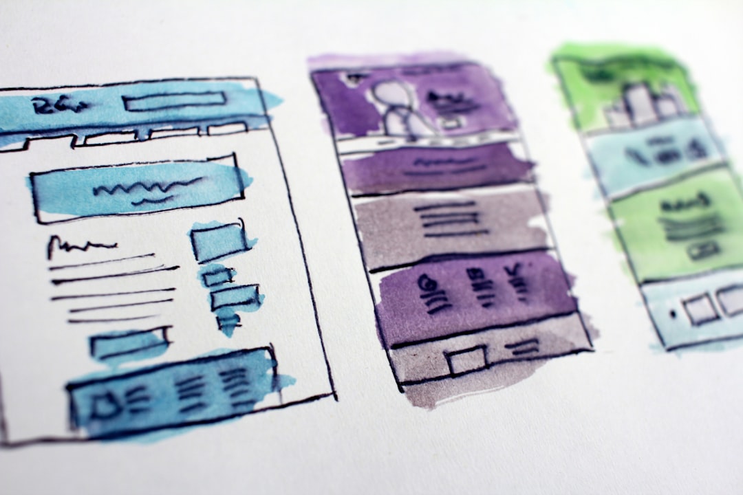 aquarelle et esquisses filaires de maquettes de pages web-tzc3vjpck-q